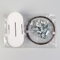 Карниз-струна 3,5 м, с металлическими зажимами, 20 шт, цвет белый Карниз-струна 3,5 м, с металлическими зажимами, 20 шт, цвет белый