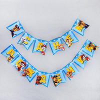 Набор бумажной посуды, на 6 персон "С днем рождения!", Щенячий патруль Набор бумажной посуды, на 6 персон "С днем рождения!", Щенячий патруль