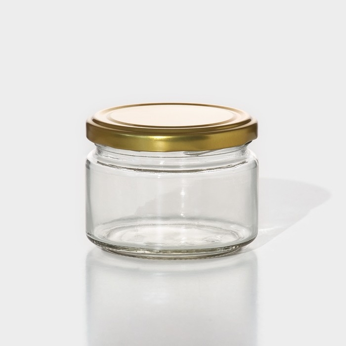 Набор стеклянных банок с крышкой для консервации, ТО-82 мм, для свечей, 200-250 мл, 6 шт