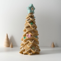 Сувенир полистоун "Ёлочка из пряников с новогодними украшениями и звездой" 15х15,5х34,5 см 1032612 Сувенир полистоун "Ёлочка из пряников с новогодними украшениями и звездой" 15х15,5х34,5 см 1032612