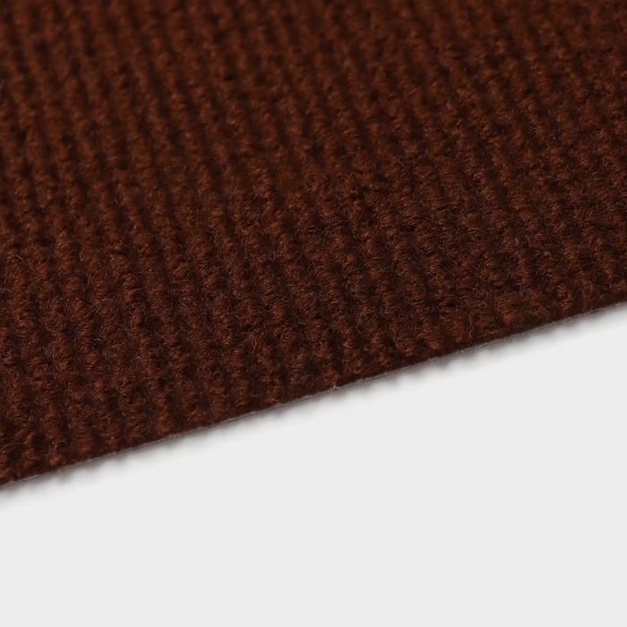 Коврик придверный Доляна My home, 50&times;80 см, влаговпитывающий, светящийся в темноте, цвет коричневый