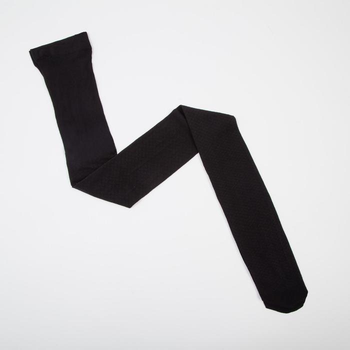 Колготки детские Рете цвет чёрный, 6-8 лет