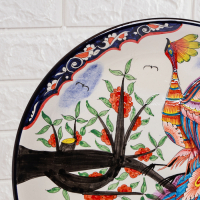 Ляган Риштанская Керамика "Жар-птица", 36 см, микс Ляган Риштанская Керамика "Жар-птица", 36 см, микс