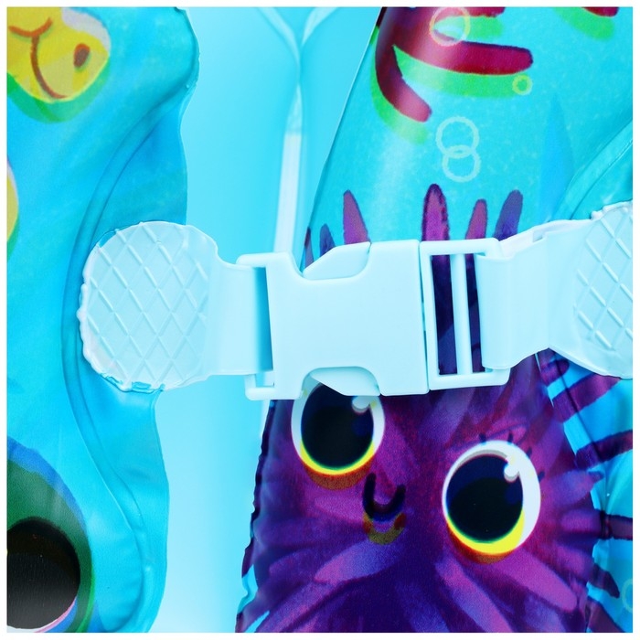 Жилет надувной &laquo;На волне: Морские малыши&raquo;, детский, 51 х 46 см