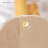 Доска разделочная Доляна &laquo;Изгиб&raquo;, 30&times;20&times;2 см, берёза