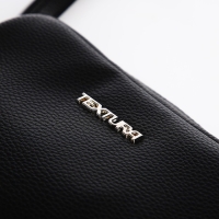 Сумка женская через плечо TEXTURA, маленький размер, цвет чёрный Сумка женская через плечо TEXTURA, маленький размер, цвет чёрный