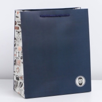 Пакет подарочный ламинированный вертикальный, упаковка, &laquo;Ты лучший&raquo;, ML 23 х 27 х 11,5 см