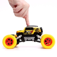 Джип радиоуправляемый &laquo;Краулер&raquo;, работает от аккумулятора, цвет жёлтый