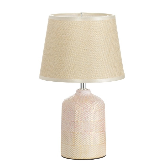 Настольная лампа "Джина" Е14 40Вт бежевый 20х20х33 см RISALUX