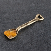 Сувенир кошельковый "Лопата Königsberg", с натуральным янтарем Сувенир кошельковый "Лопата Königsberg", с натуральным янтарем