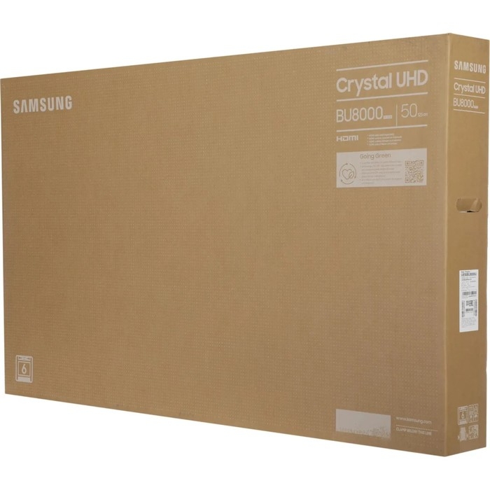 Телевизор SAMSUNG UE50BU8000UXCE,50 Телевизор SAMSUNG UE50BU8000UXCE,50",3840x2160, LED,DVB-T2/C/S2,HDMI 3,USB 2,SmartTV,черный