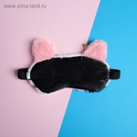 Маска для сна &laquo;Коровка&raquo;, цвет белый