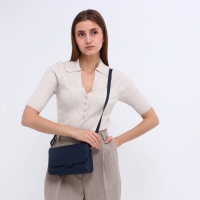 Сумка женская мессенджер на магните, цвет синий Сумка женская мессенджер на магните, цвет синий