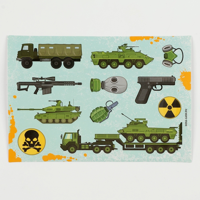 Фигурки «Солдатики». Игровой набор: наклейки, магниты и раскраски Фигурки «Солдатики». Игровой набор: наклейки, магниты и раскраски