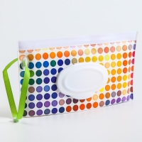 Контейнер для салфеток с петелькой «Кружочки» Контейнер для салфеток с петелькой «Кружочки»