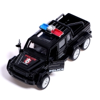Машина металлическая &laquo;Спецслужбы. Джип&raquo;, 1:32, инерция, цвет черный