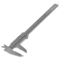 Штангенциркуль ЛОМ, с глубиномером, цена деления 0.05 мм, пластиковый, 150 мм Штангенциркуль ЛОМ, с глубиномером, цена деления 0.05 мм, пластиковый, 150 мм