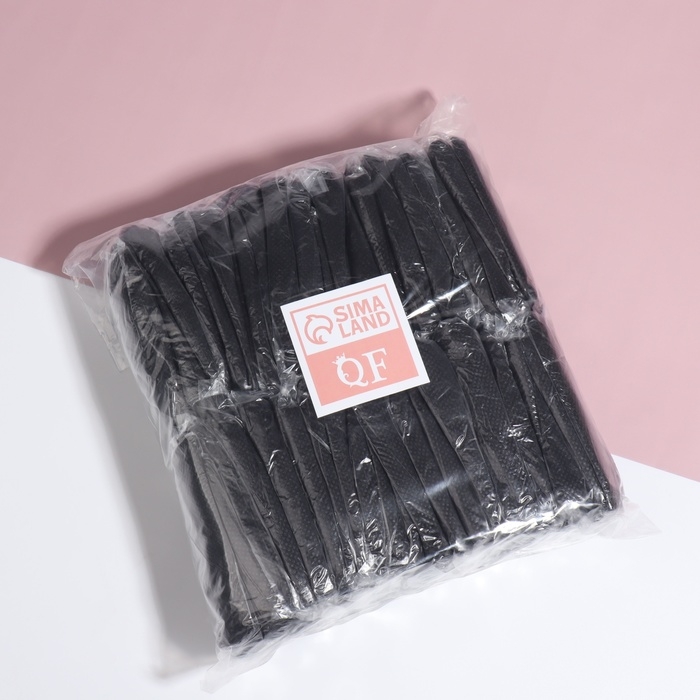 Набор одноразовых трусов, танга, универсальные, 50 шт, цвет чёрный