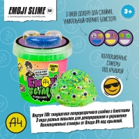 Слайм Emoji-slime, зелёный, 110 г, Влад А4 Слайм Emoji-slime, зелёный, 110 г, Влад А4