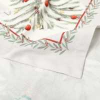 Набор столовый "Новогоднее чудо" скат.150х110см +/-3см с ВГМО, салф.40х40см-4 шт, 100%хл