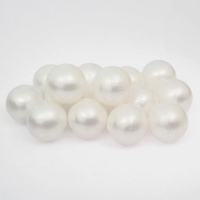 Набор шаров для сухого бассейна 500 шт, цвет: белый перламутр Набор шаров для сухого бассейна 500 шт, цвет: белый перламутр