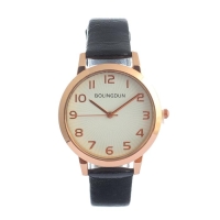 Часы наручные кварцевые женские "Бернини", d-3.6 см, черные Часы наручные кварцевые женские "Бернини", d-3.6 см, черные