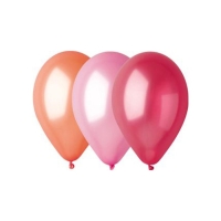 Шар латексный 10", металл, набор 100 шт., цвета МИКС