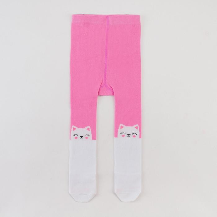 Колготки Крошка Я &laquo;Котик&raquo;, цвет розовый, рост 98-104 см
