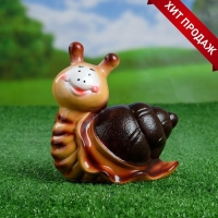 Садовая фигура "Улитка Улыбка" 17х16х8см Садовая фигура "Улитка Улыбка" 17х16х8см