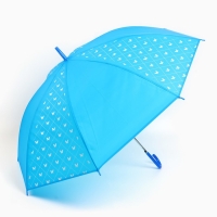 Зонт женский трость «Яркие бабочки», 8 спиц, d = 90 см, цвет синий Зонт женский трость «Яркие бабочки», 8 спиц, d = 90 см, цвет синий