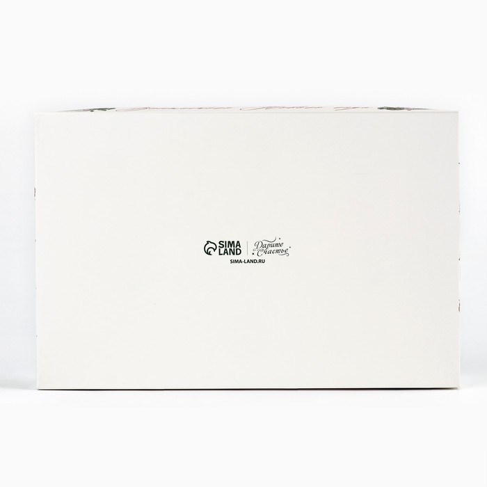 Коробка для для муссовых пирожных «Волшебного Нового года», 27 х 17.8 х 6.5 см, Новый год Коробка для для муссовых пирожных «Волшебного Нового года», 27 х 17.8 х 6.5 см, Новый год