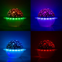 Световой прибор &laquo;Звёздное небо&raquo; 16 см, динамик, съёмная полусфера, свечение RGB, 5 В