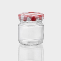 Банка стеклянная для хранения сыпучих продуктов &laquo;Домашний очаг&raquo;, 50 мл, 5&times;5,5 см, с металлической крышкой