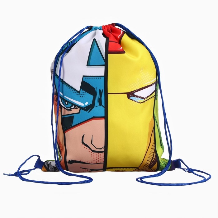 Набор детский «Мстители», в комплекте шапка, очки для плавания, мешок Набор детский «Мстители», в комплекте шапка, очки для плавания, мешок