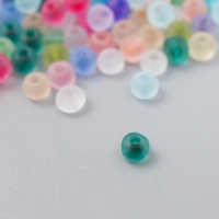 Бисер стекло 8/0 "Матовый полупрозрачный. Меланж ассорти" 10 гр Бисер стекло 8/0 "Матовый полупрозрачный. Меланж ассорти" 10 гр