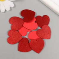 Декор для творчества "Сердечки" 3 см (набор 10 шт) Декор для творчества "Сердечки" 3 см (набор 10 шт)