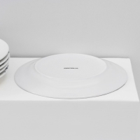 Набор тарелок фарфоровых Доляна &laquo;Звёздная ночь&raquo;, 18 предметов: 6 тарелок d=20 см, 6 тарелок d=25 см, 6 тарелок глубоких 340 мл