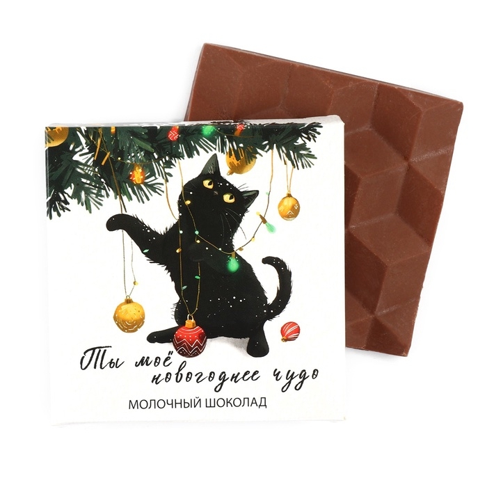 Шоколад в коробке "Моё новогоднее чудо", 50 г