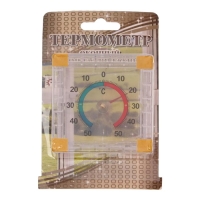Термометр уличный, механический, квадратный, 8 х 8 см, Термометр уличный, механический, квадратный, 8 х 8 см,