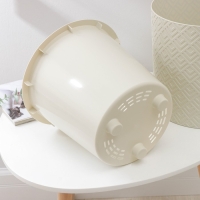 Кашпо для цветов со вставкой &laquo;Этна&raquo;, 9,5 л, d=28 см, h=27 см, цвет белый