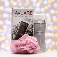 Подарочный набор косметики мужской Avuar homme sport: гель для душа, 250 мл + мочалка микс Подарочный набор косметики мужской Avuar homme sport: гель для душа, 250 мл + мочалка микс