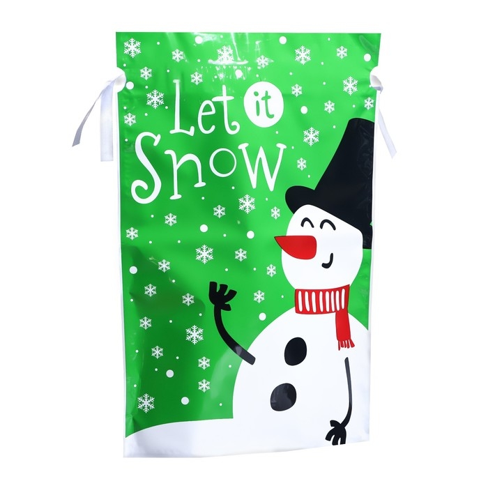 Новый год. Пакет подарочный с завязками, Новый год. Пакет подарочный с завязками, "Бенгальские огни", 29х43 см.