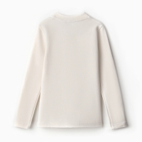 Термобельё для девочки (лонгслив, легинсы) цвет экрю, рост 104