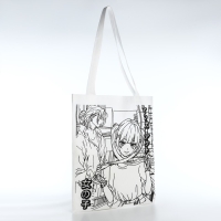 Шопер под раскраску "Девочка аниме", 35х40 см, спанбонд Шопер под раскраску "Девочка аниме", 35х40 см, спанбонд