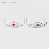 Корона &laquo;Сердечко&raquo;, цвета МИКС