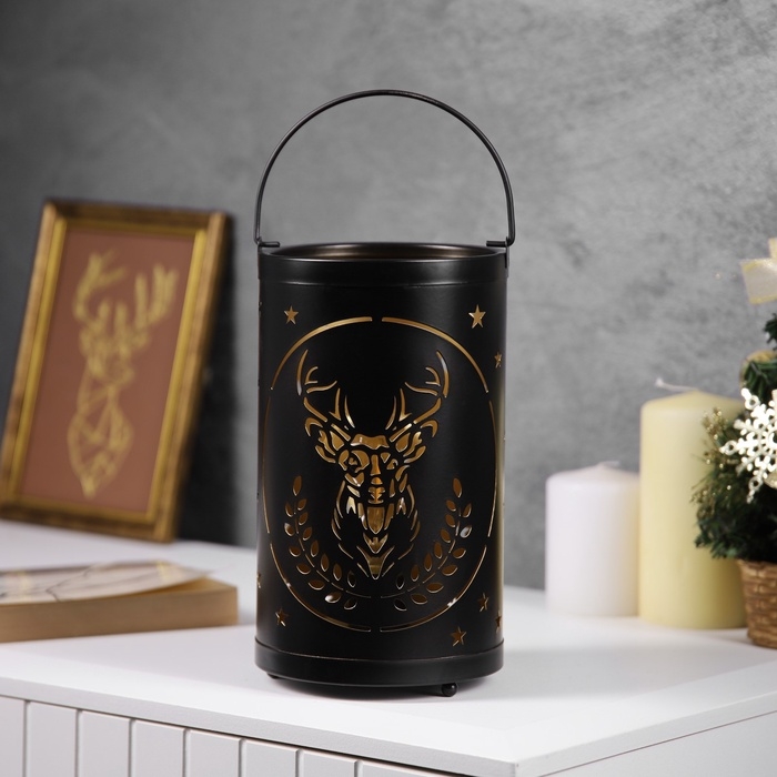 Фигура световая "Величавый олень", 12.3x21 см, 1 LED. АААх3 (не в компл.), свечение тёплое белое