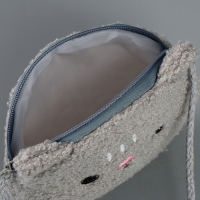 Мягкая сумка &laquo;Кошечка&raquo;. цвет серый