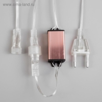 Гирлянда &laquo;Сосульки&raquo; 2.5 &times; 0.5 м, IP65, прозрачная нить, 288 LED, свечение мульти с эффектом стекания, 12 В