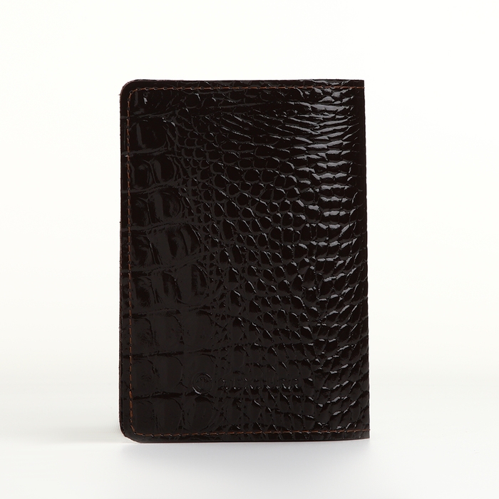 Обложка для паспорта TEXTURA, цвет коричневый