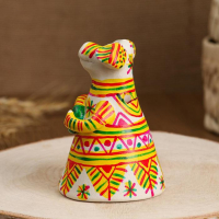 Филимоновская игрушка колокольчик «Собачка» Филимоновская игрушка колокольчик «Собачка»